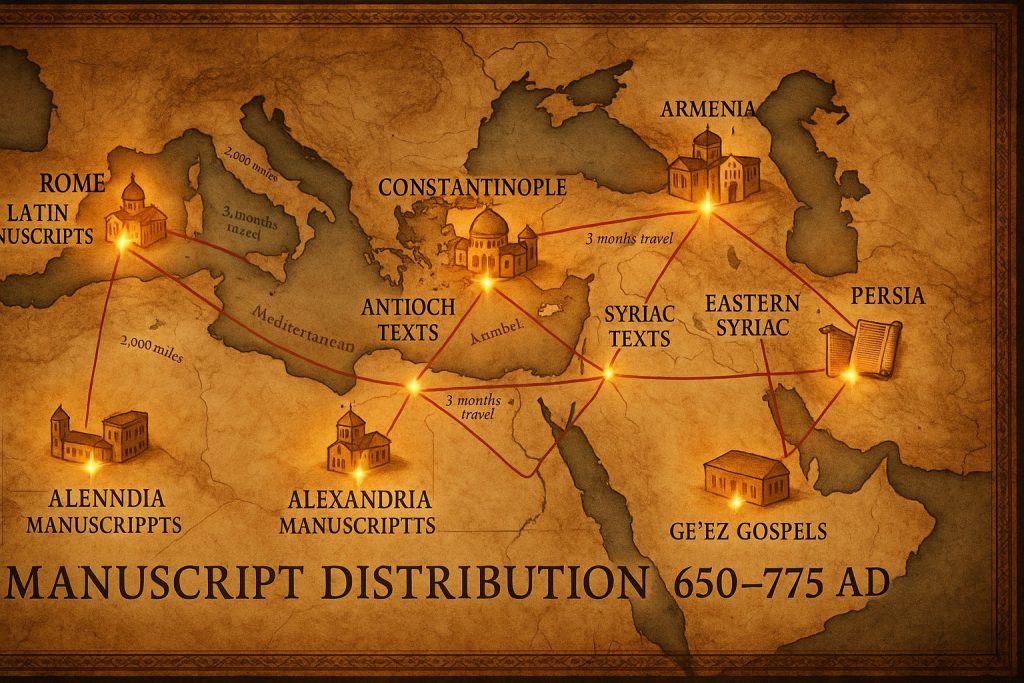 Biblical Manuscript Distribution - Islamic Dillema